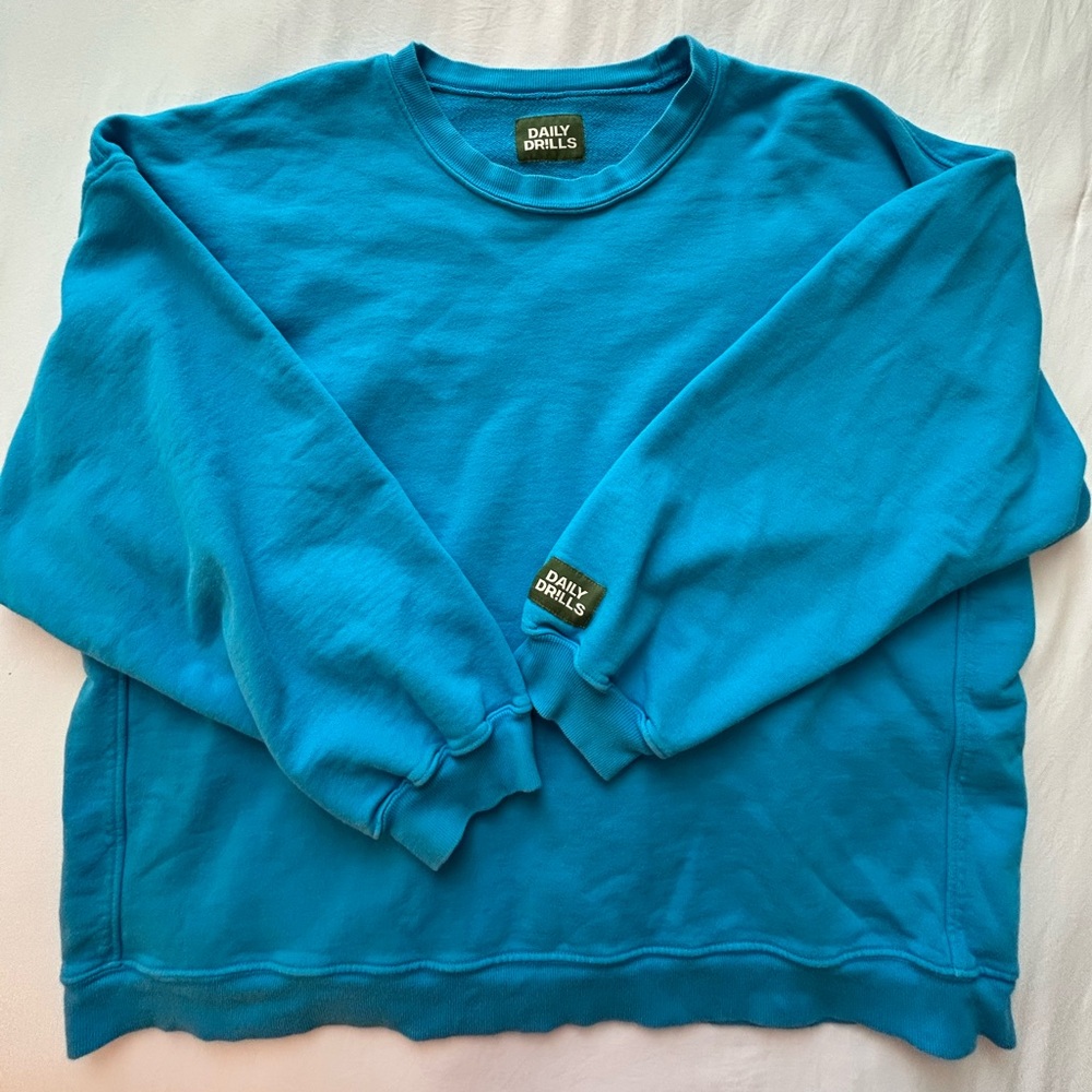 Daily drills unisex oversized crew